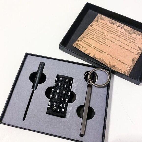 Personalized Anti-lose Keychain Drive Safe I Need You Here with Me - Picture 1 of 6